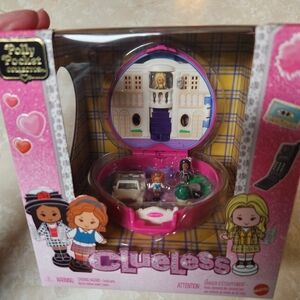 Mattel Polly Pocket x Clueless Playset Micro Dolls Toy New Collectible